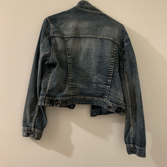 Mid-tone wash Jean jacket women’s size large - Picture 7 of 7